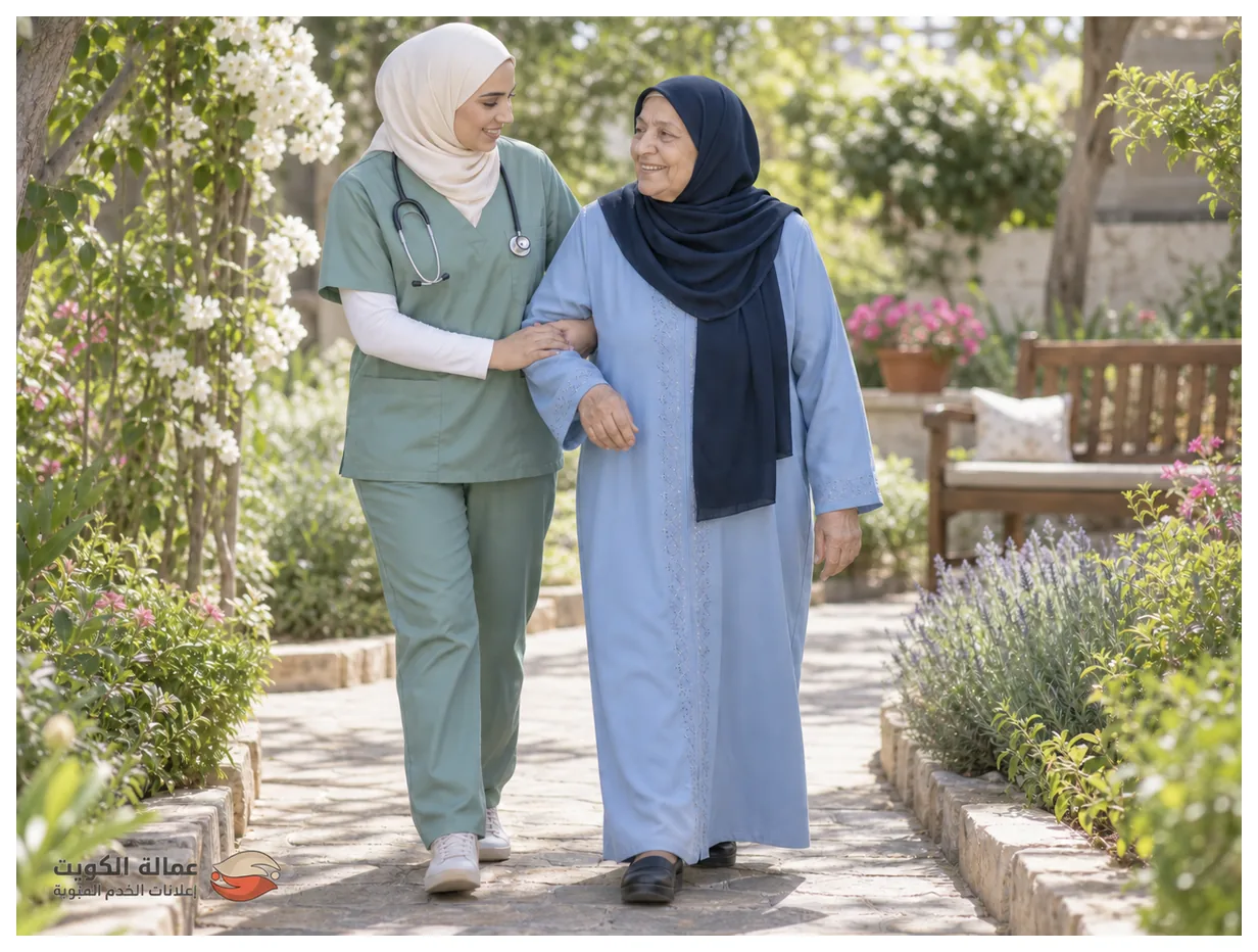 ممرضات رعاية منزلية للمعاقين وكبار السن